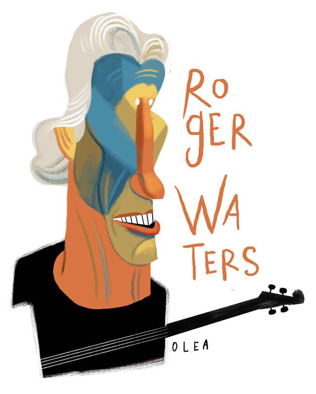 Retrato Roger Waters