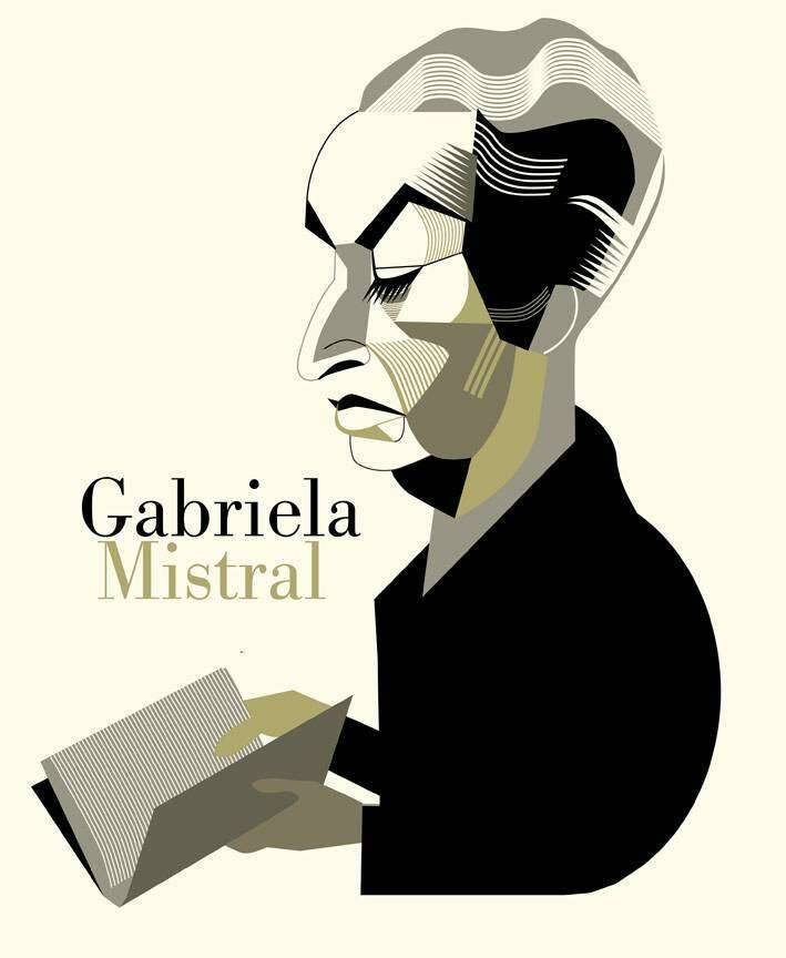 Retrato Gabriela Mistral