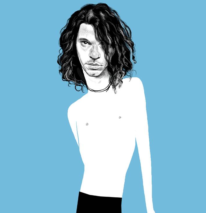 Retrato Michael Hutchence