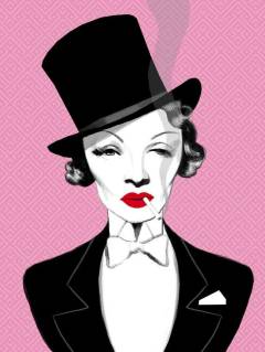 Retrato Marlene Dietrich