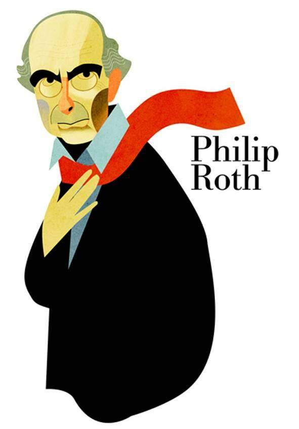 Retrato Philip Roth