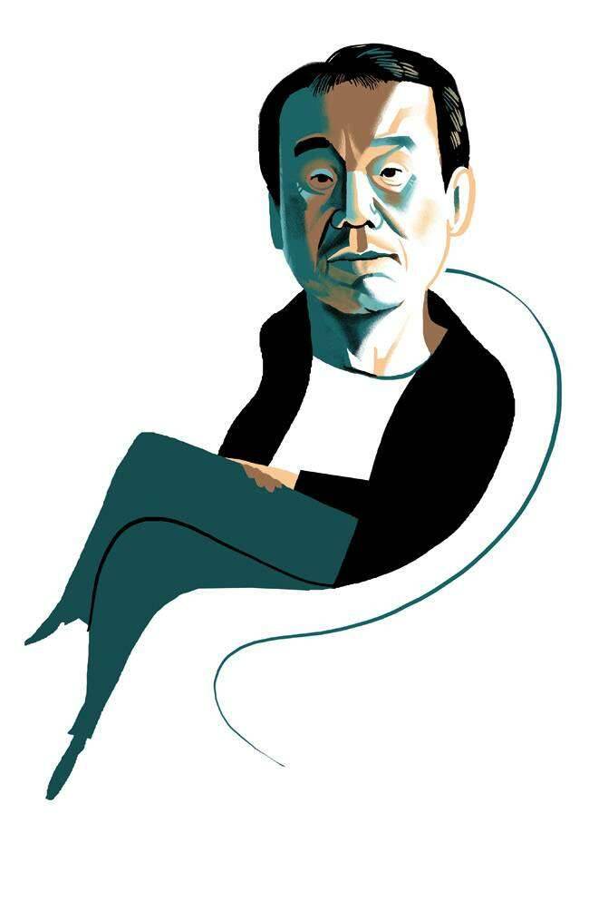 Retrato Haruki Murakami