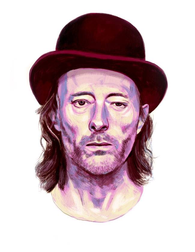 Retrato Thom Yorke 2