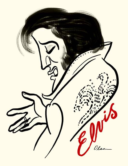 Retrato Elvis