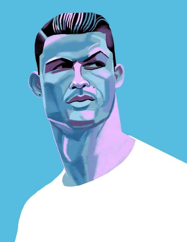 Retrato Cristiano Ronaldo