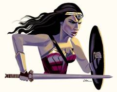 Retrato Wonder Woman - Gal Gadot