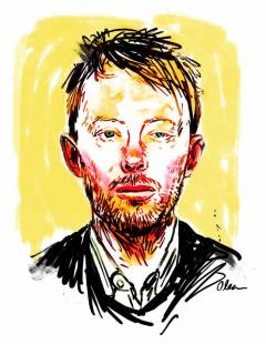 Retrato Thom Yorke