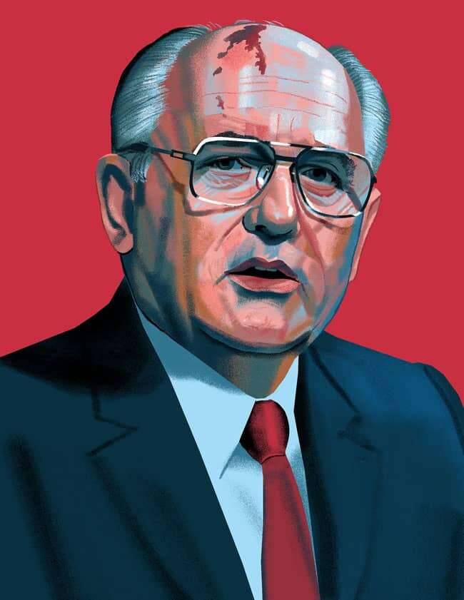 Retrato Mijaíl Gorbachov
