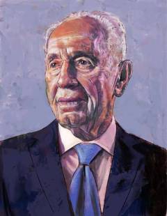Retrato Shimon Peres