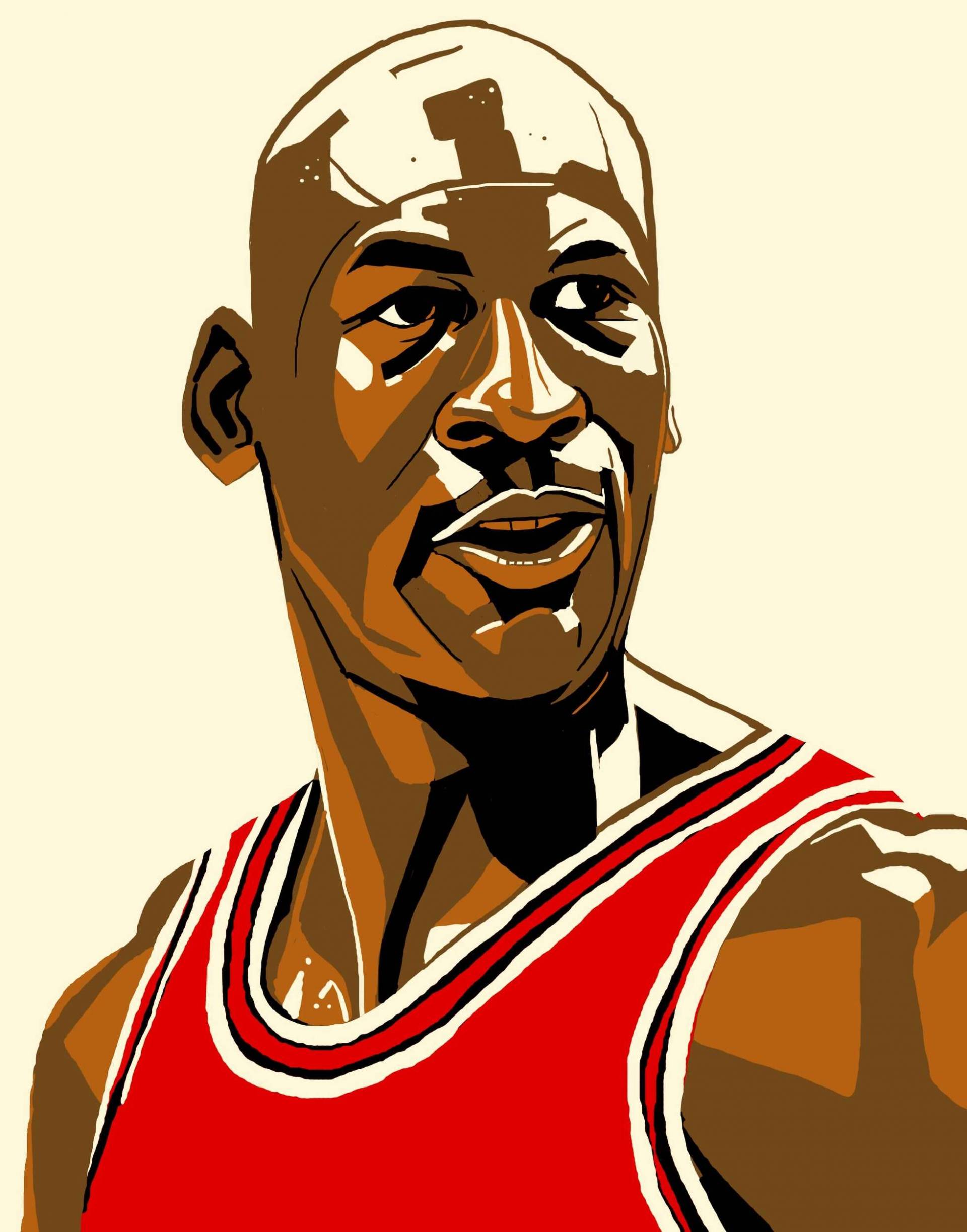 Retrato Michael Jordan