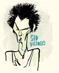 Retrato Sid Vicious