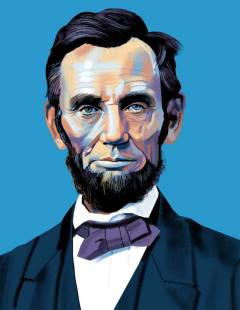 Retrato Abraham Lincoln