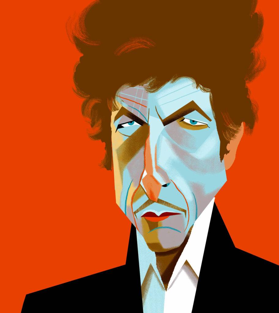 Retrato Bob Dylan