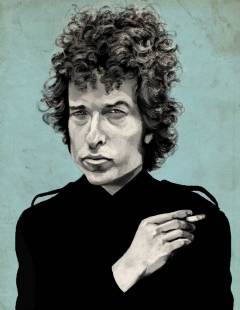 Retrato Bob Dylan