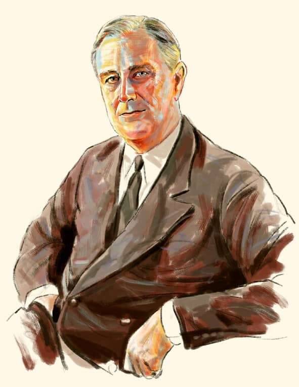 Retrato Franklin Roosevelt