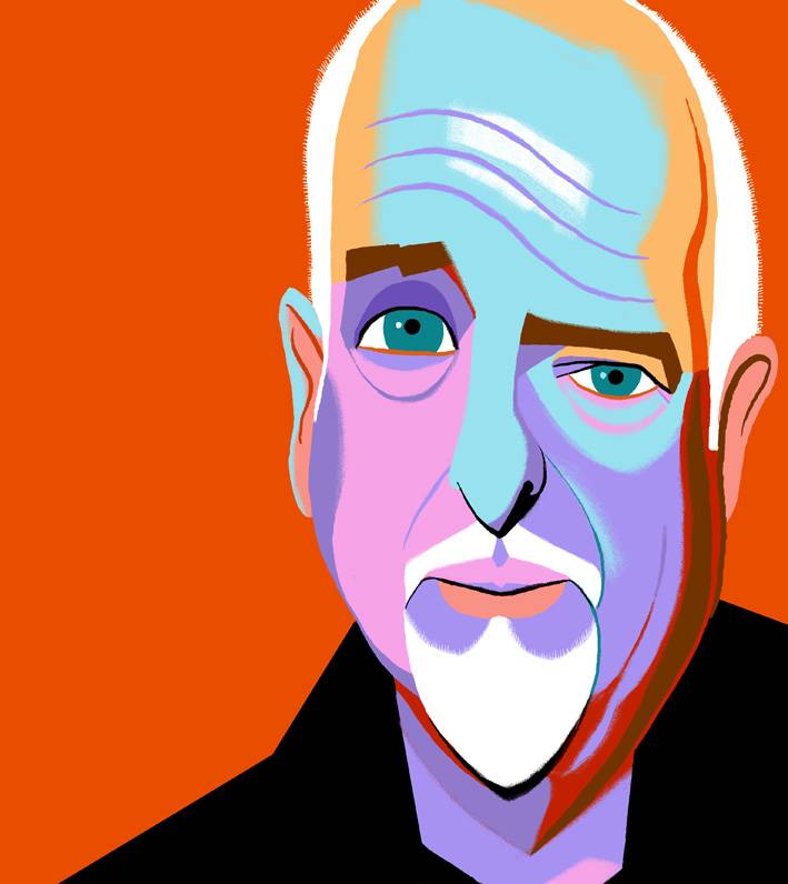 Retrato Peter Gabriel