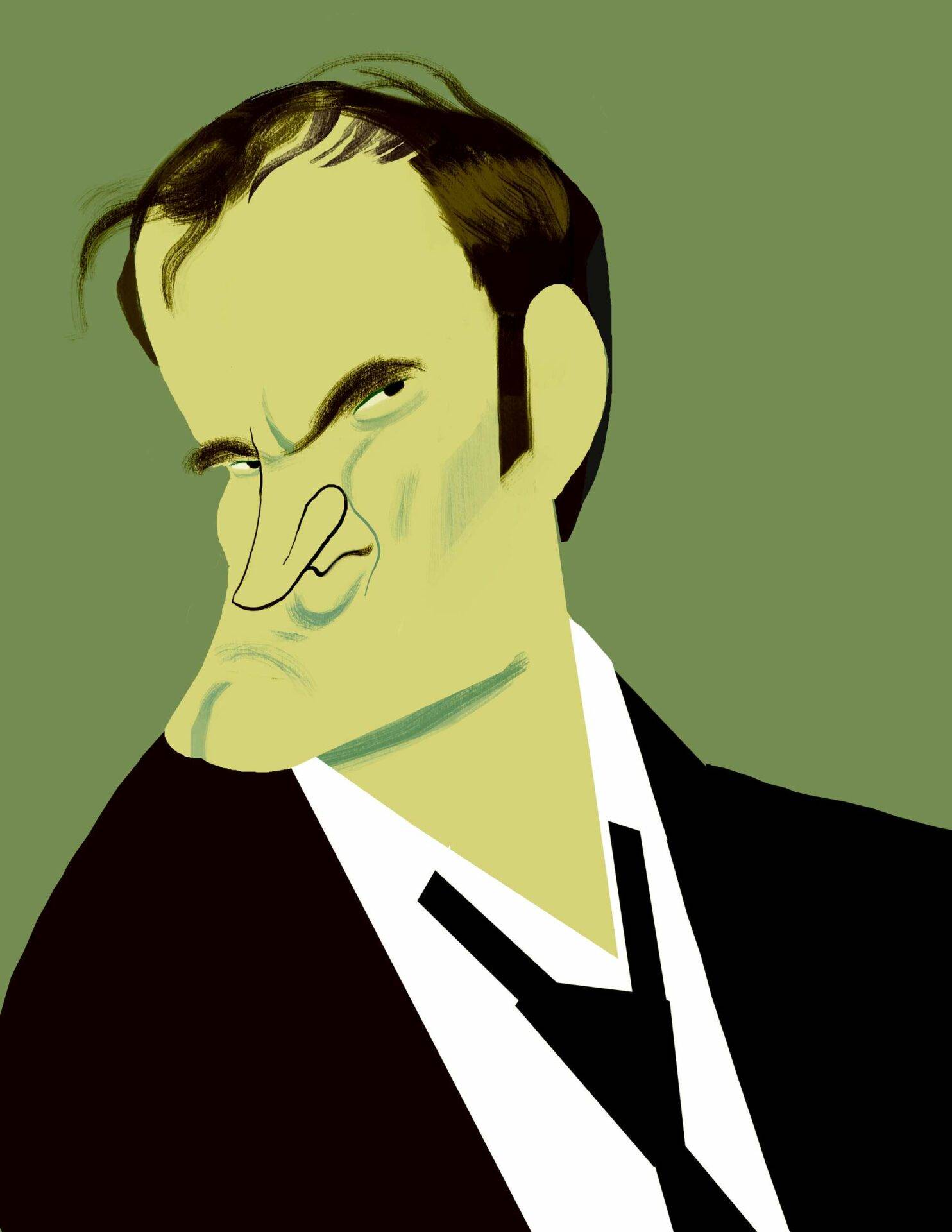 Retrato Quentin Tarantino