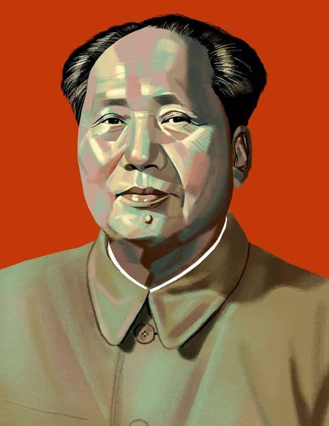 Retrato Mao Tse Tung