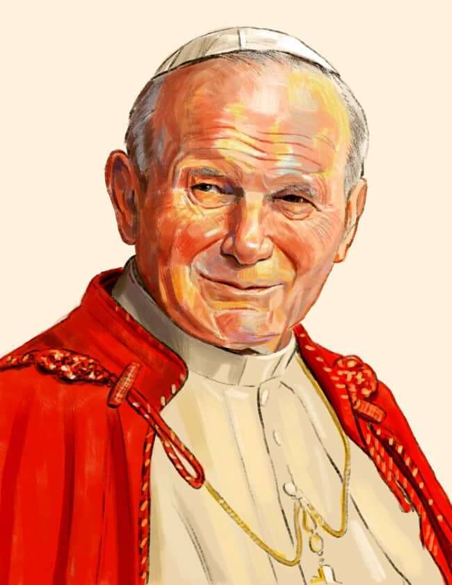 Retrato Karol Wojtyla - Juan Pablo II