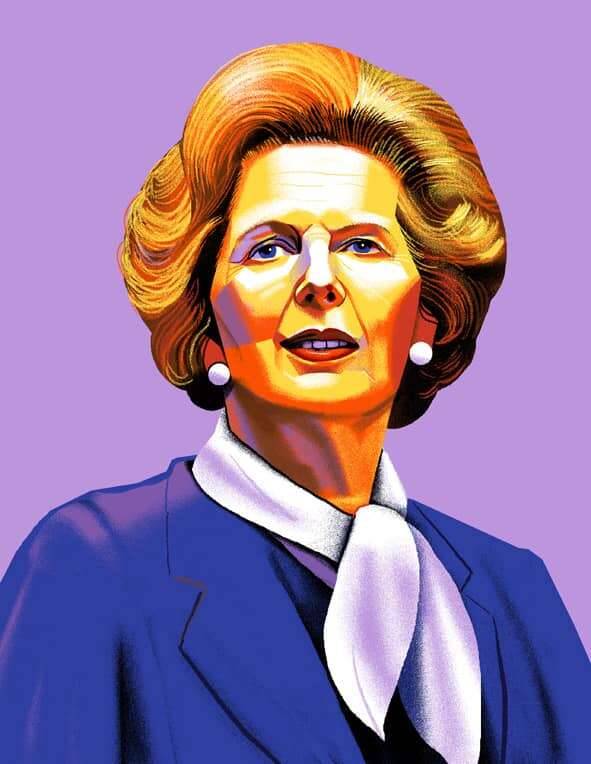 Retrato Margaret Thatcher