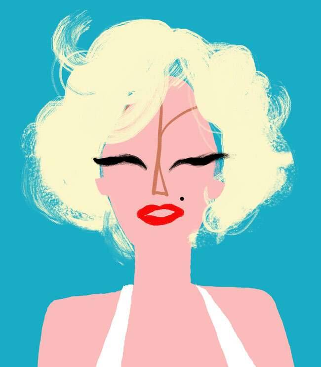 Retrato Marilyn Monroe