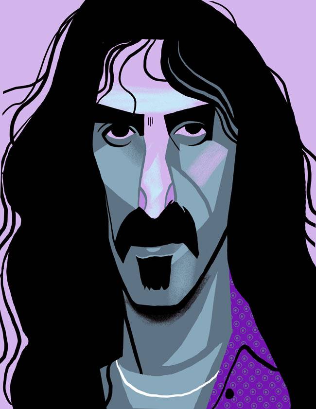 Retrato Frank Zappa