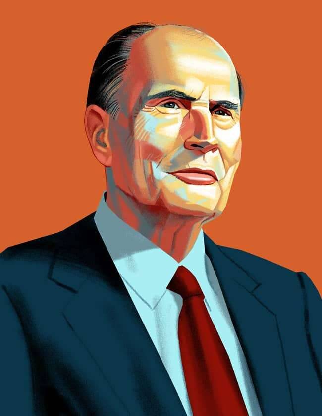 Retrato François Mitterrand