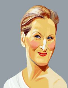 Retrato Maryl Streep