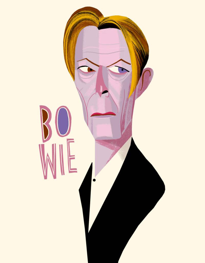 Retrato David Bowie